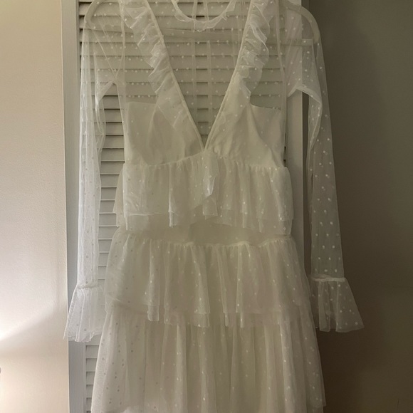 REVOLVE TULAROSA TULLE DRESS - Picture 3 of 5